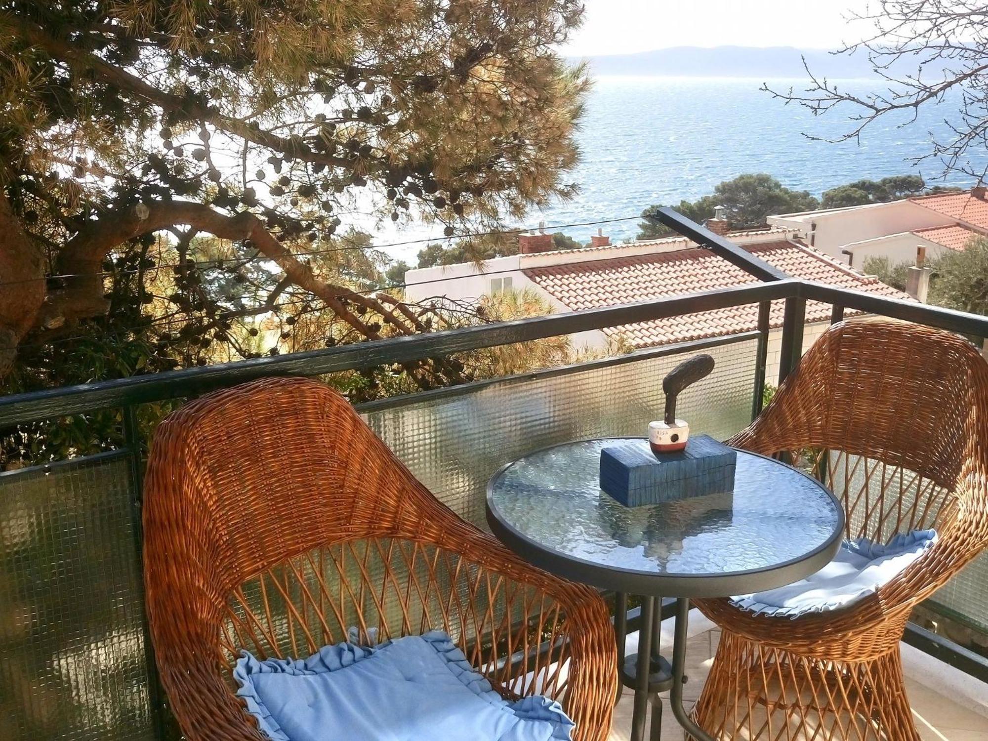 Cozy Apartment With A Balcony And A Sea View Brela Exterior photo
